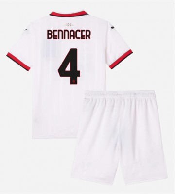 AC Milan Ismael Bennacer #4 Borta Kläder Barn 2024-25 Kortärmad (+ Korta byxor)